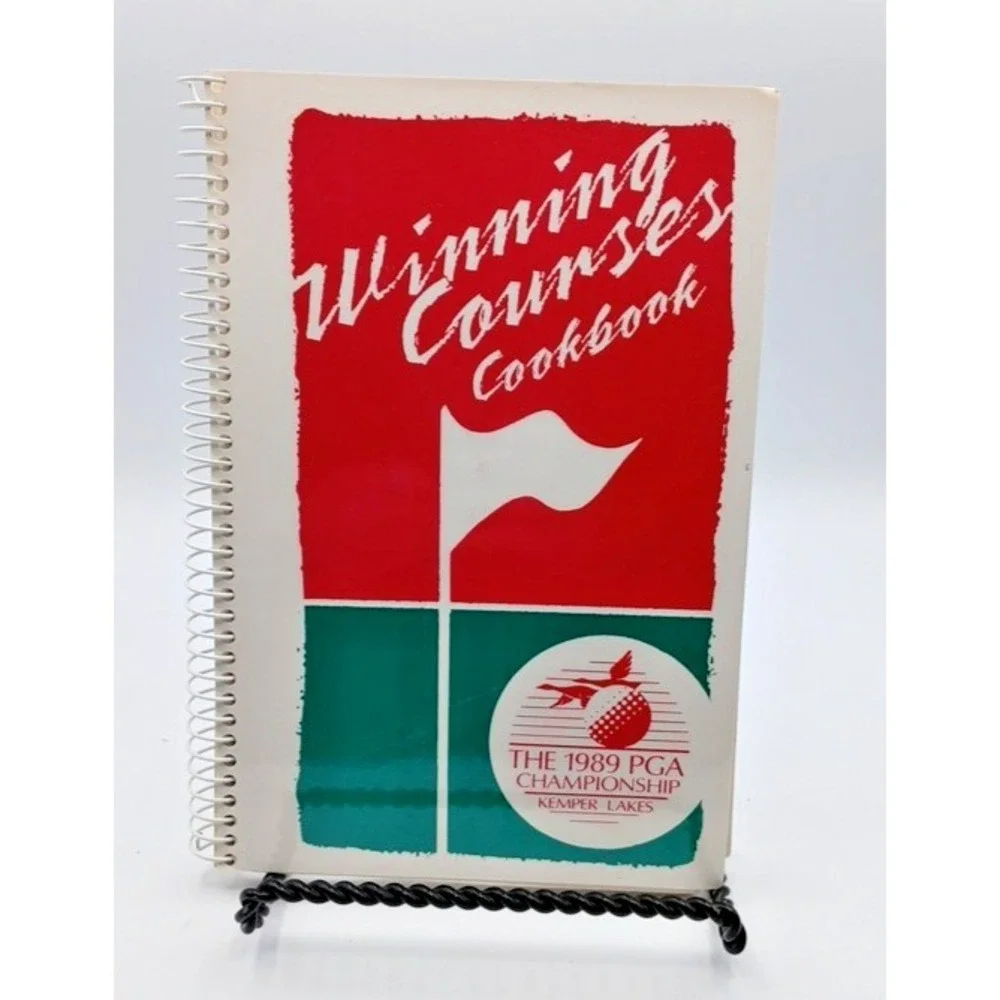 Winning Courses Cookbook 1989 PGA Championship Kemper Lakes New NOS‎ rare